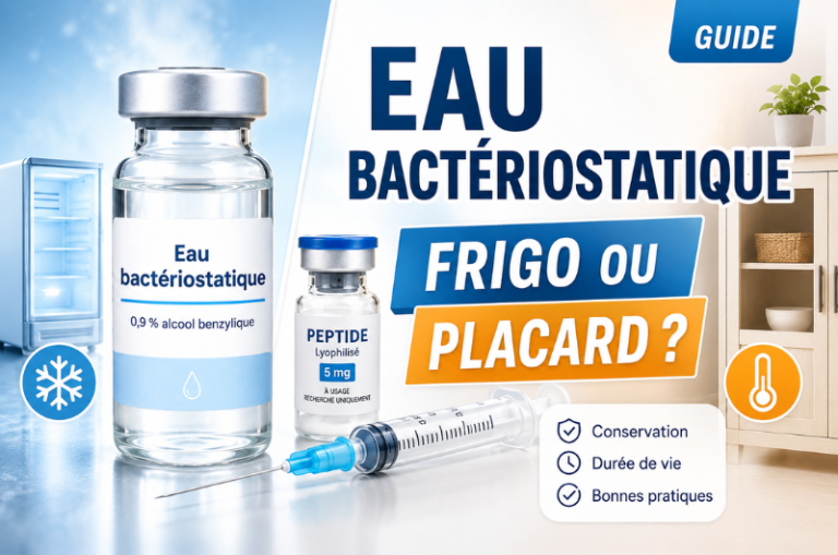 eau bactériostatique : conservation, guide complet