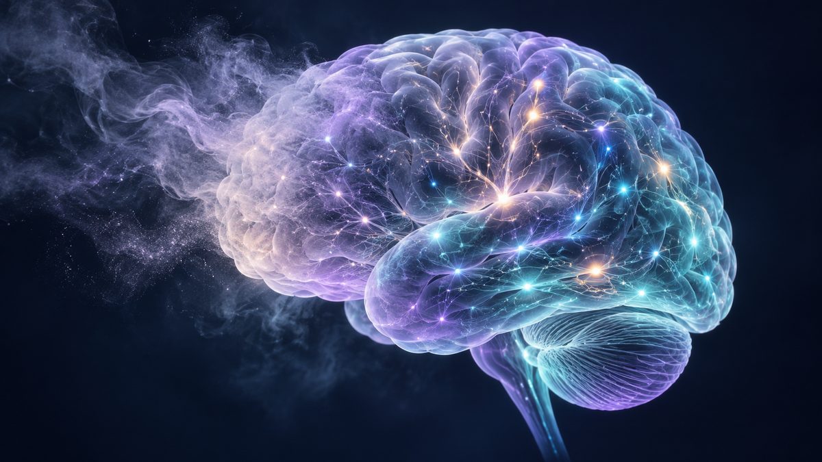 Brouillard mental après 50 ans : illustration d'un cerveau dont les connexions neuronales se rallument