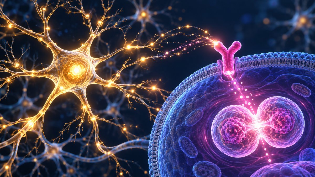 Dihexa et voie HGF/c-Met : un neurone qui active un récepteur et la division cellulaire