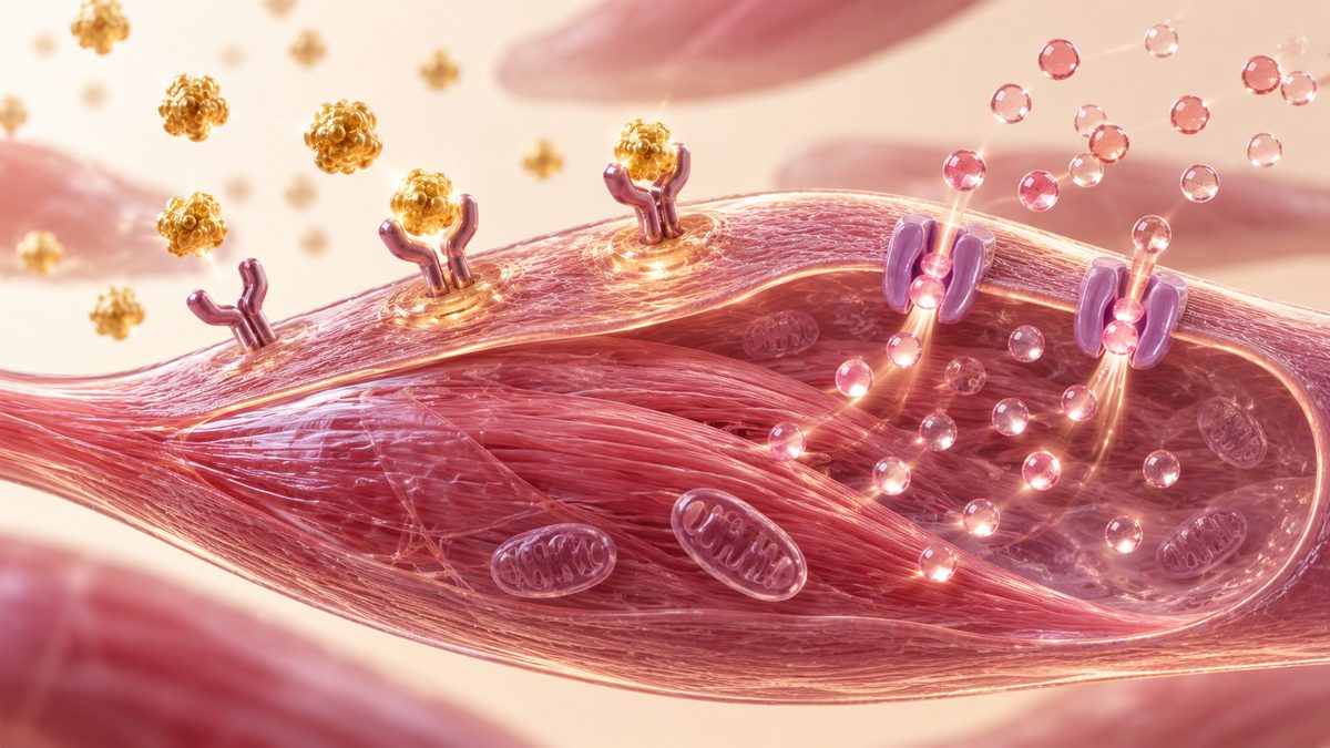 Insuline à jeun et résistance à l'insuline : l'insuline se fixe sur la cellule musculaire pour faire entrer le glucose