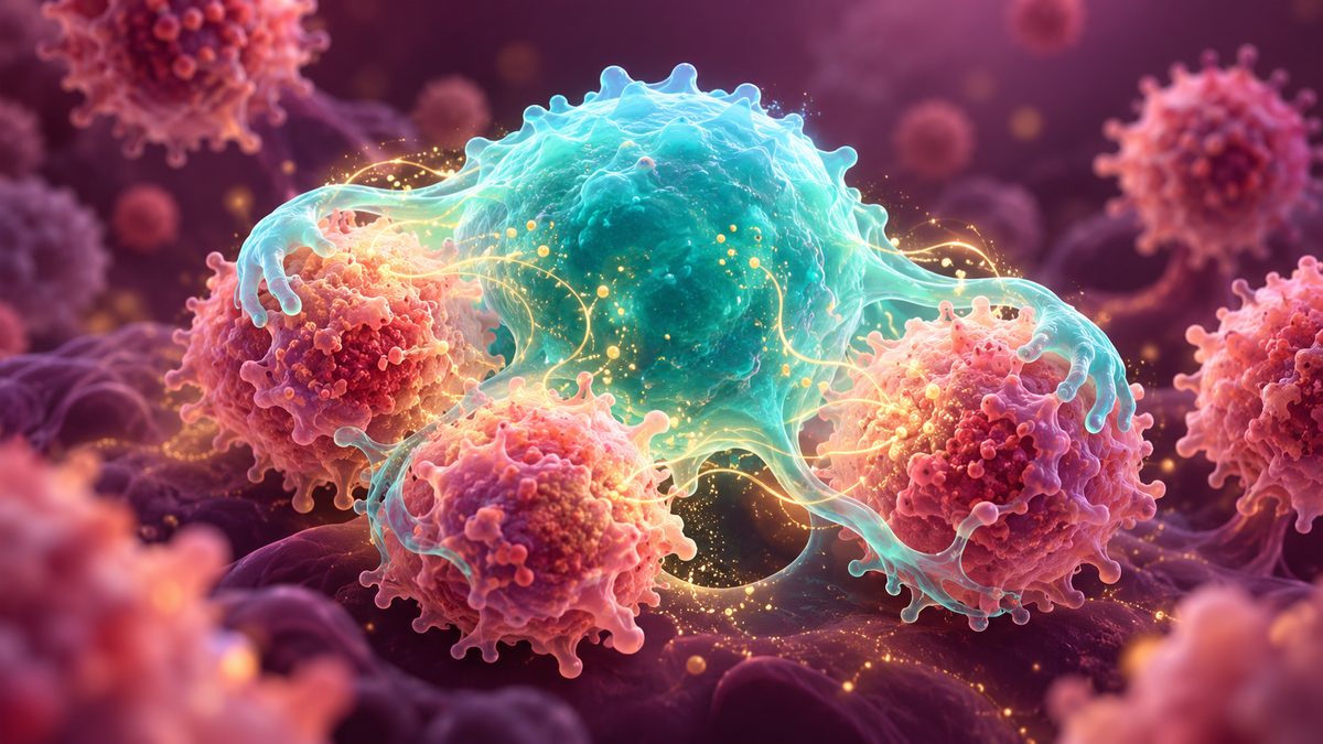 Lymphocyte T régulateur apaisant des cellules inflammatoires, mécanisme clé des peptides et maladies auto-immunes